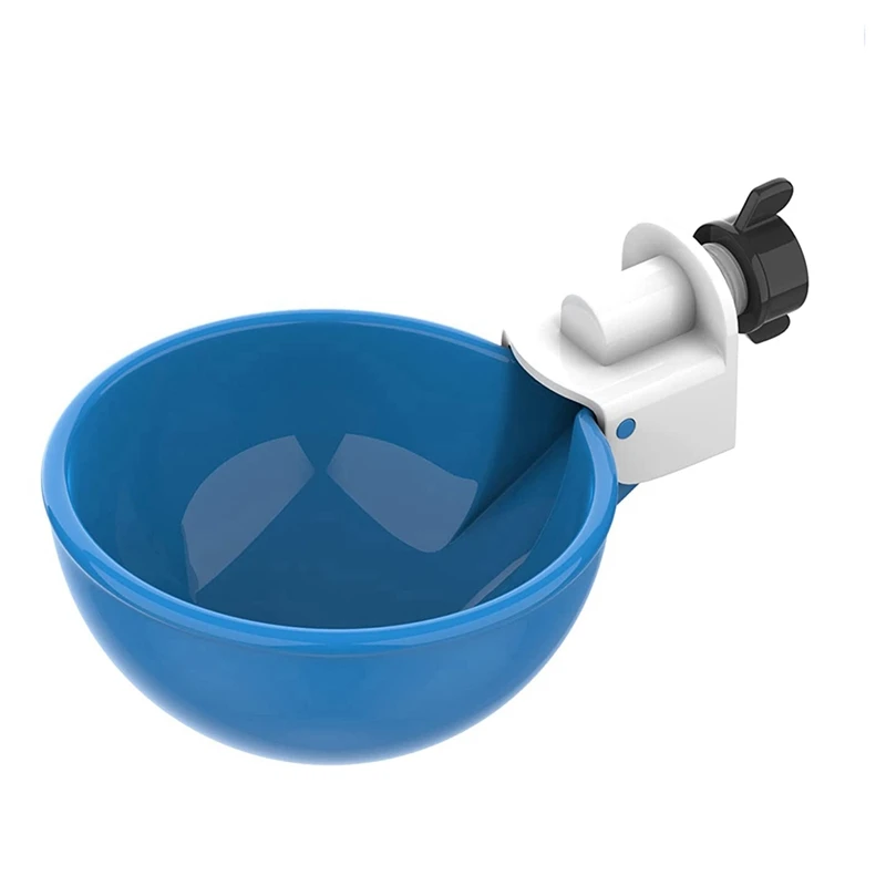 Big Automatic Chicken Water Cups, Water Cups, Suitable for Chicken Water Kit, Blue, Pack of 10