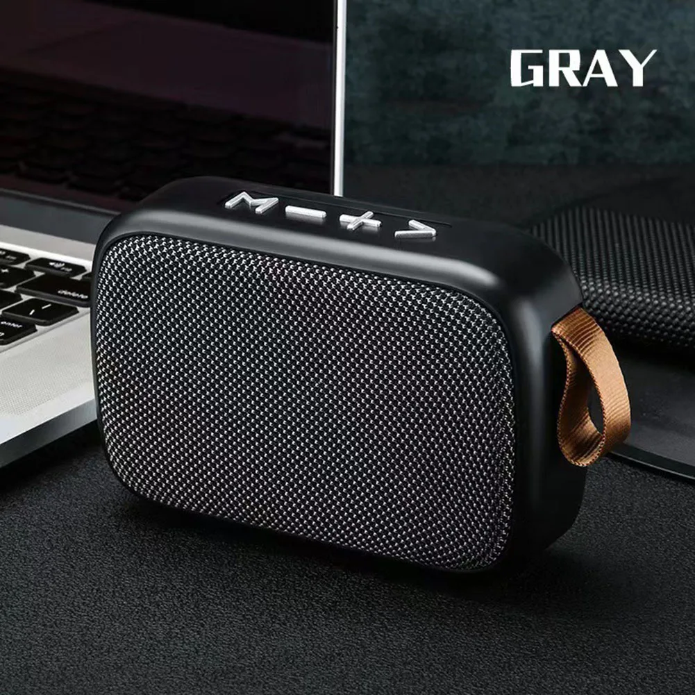 Portable Wireless Sound Bar With 5.0 TF Card Compatible Speakers Fabric 5.0 Connectivity With HIFI Sound ABS Wireless Speakers