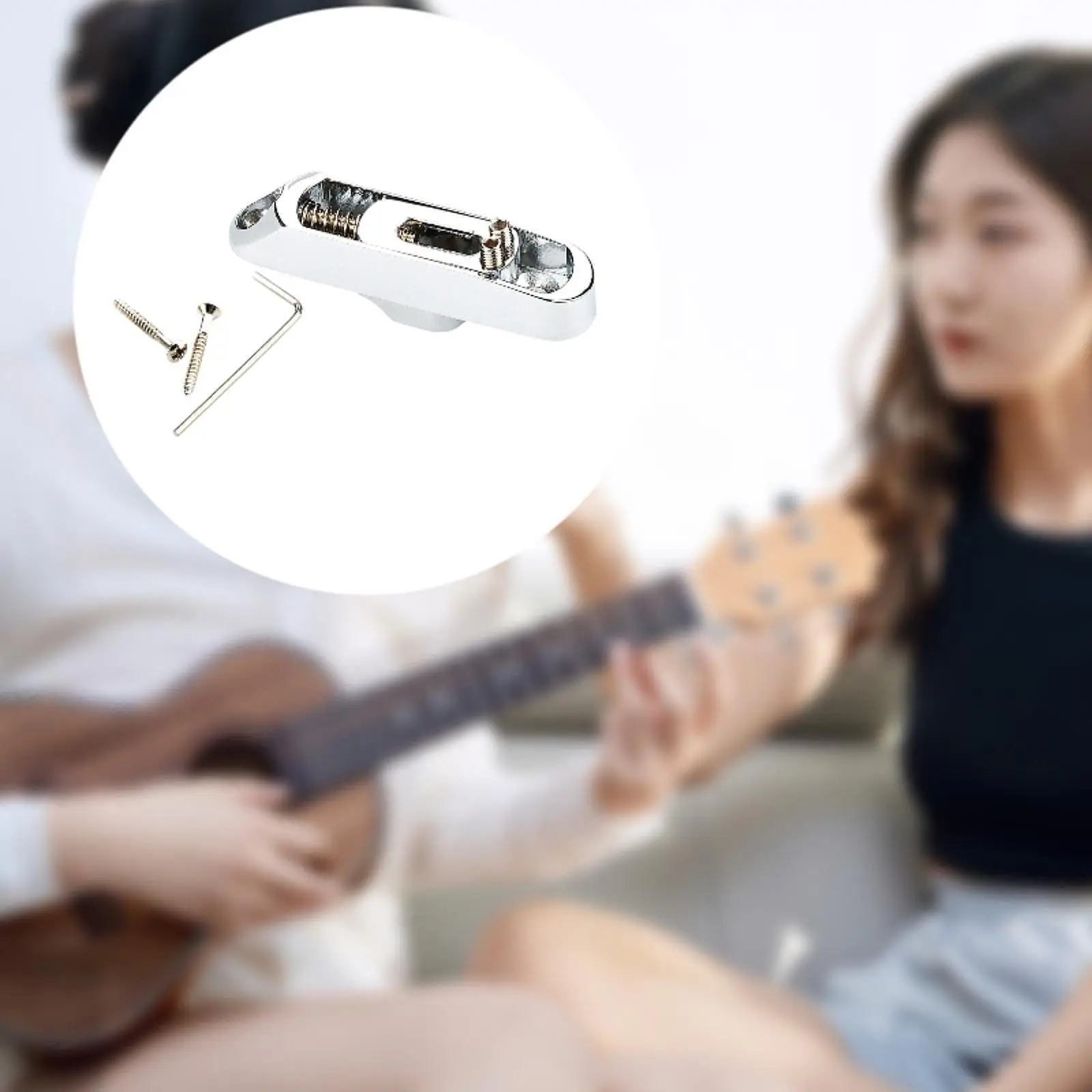 Electric Guitar Bridge Musical Instrument Accessories Professional Tailpiece Single Individual Bridge Saddles for Stage Show