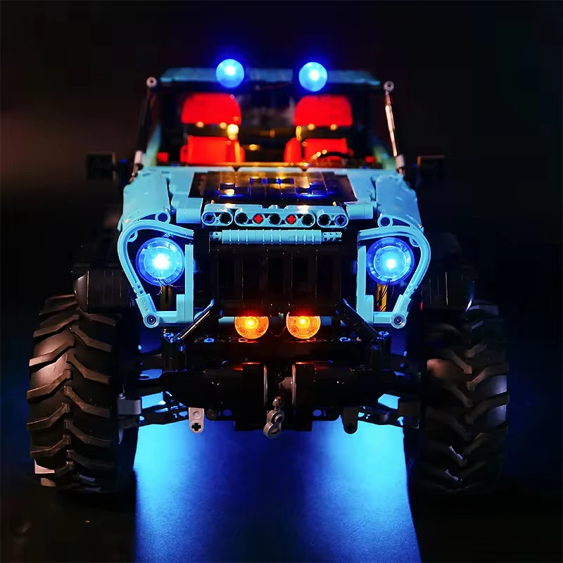 LEGO T5010 SUV車用LEDライトキット,LEDライトのみ,ブロックなしのモデル,rc,diy