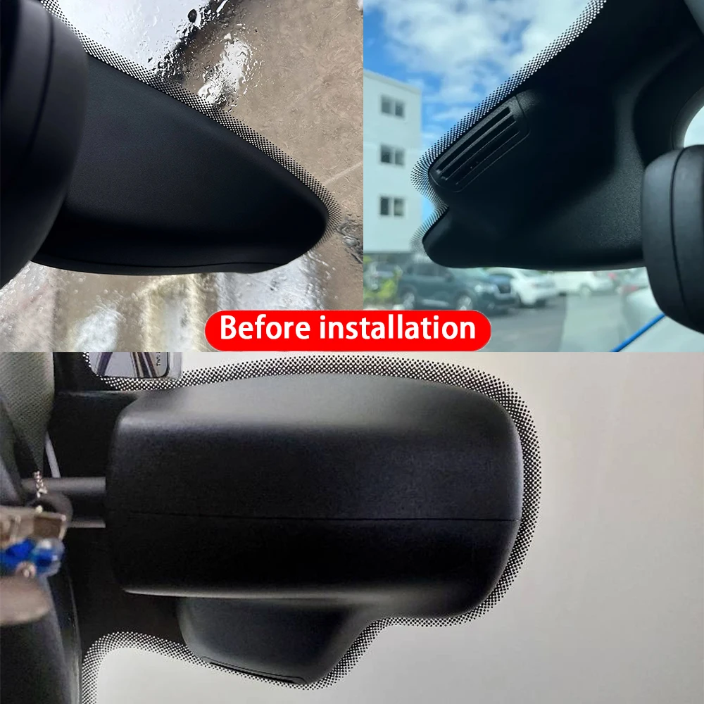 for Jeep Compass MP 552 2017-2025 4K 2160P Front Rear Camera Dash Cam Wifi Plug and Play Video Recorde Loop Recording