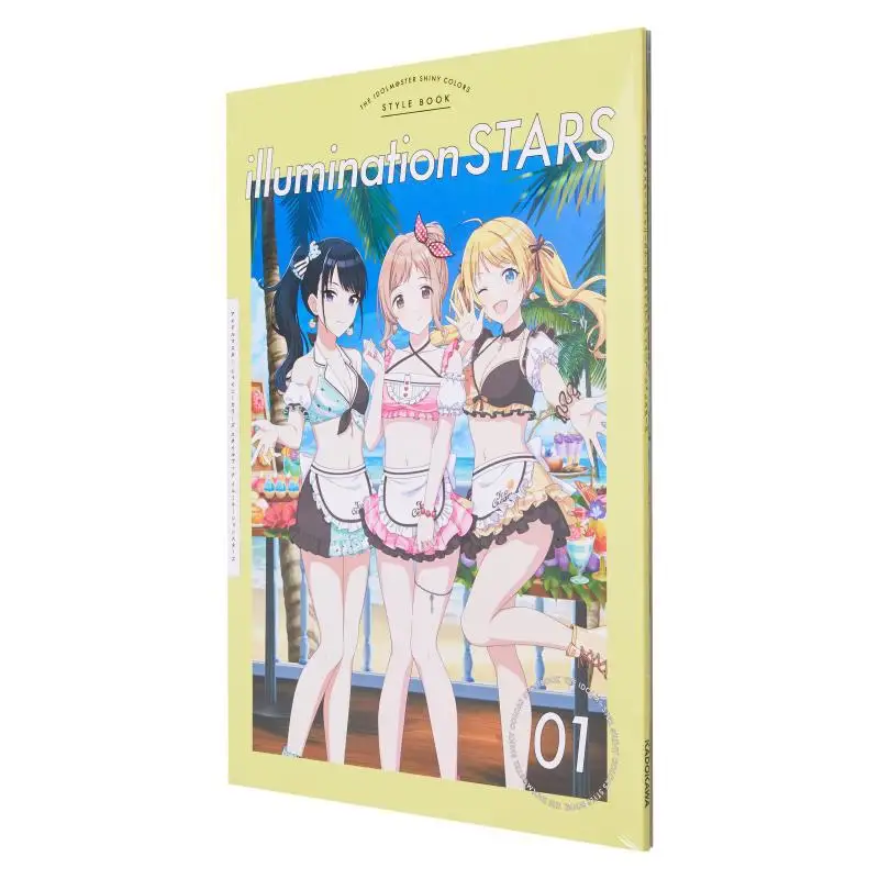 

Мастер идолов, стильная книга с блестящими цветами, подсветка звезд 1, книжный магазин KADOKAWA Kadokawa 9784041143933, книга