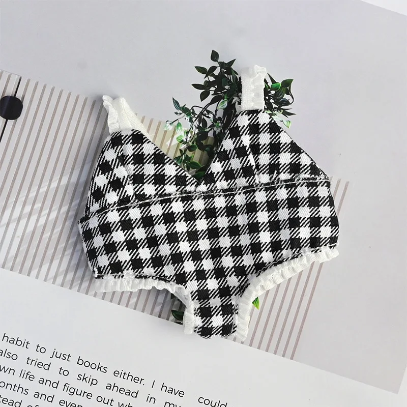 1세트 1세대 2세대 3세대 라부부 인형 옷 마카롱 수영복 시리즈 아기 인형 여름 해변 파티 컬렉션