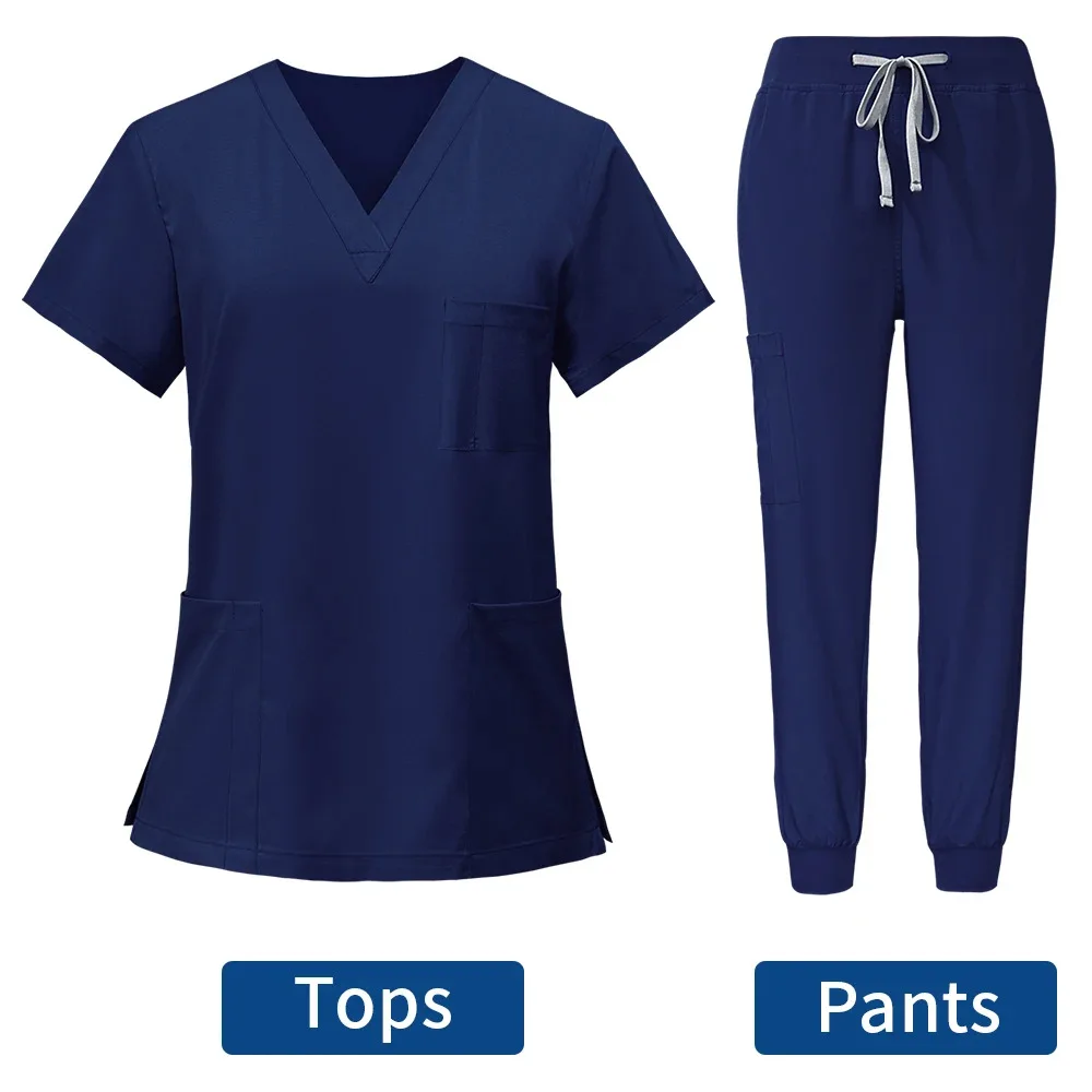 Women Scrubs Sets Hospital Medical Uniforms Doctors Surgical Gowns Nurses Accessories Dental Clinic Beauty Spa Workwear Clothes