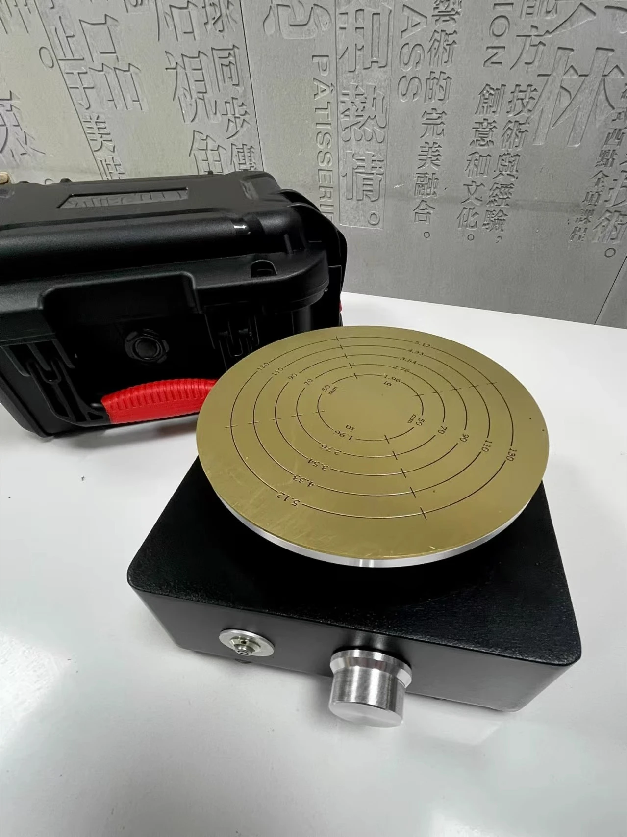 Record player piping machine stepless overspeed adjustable