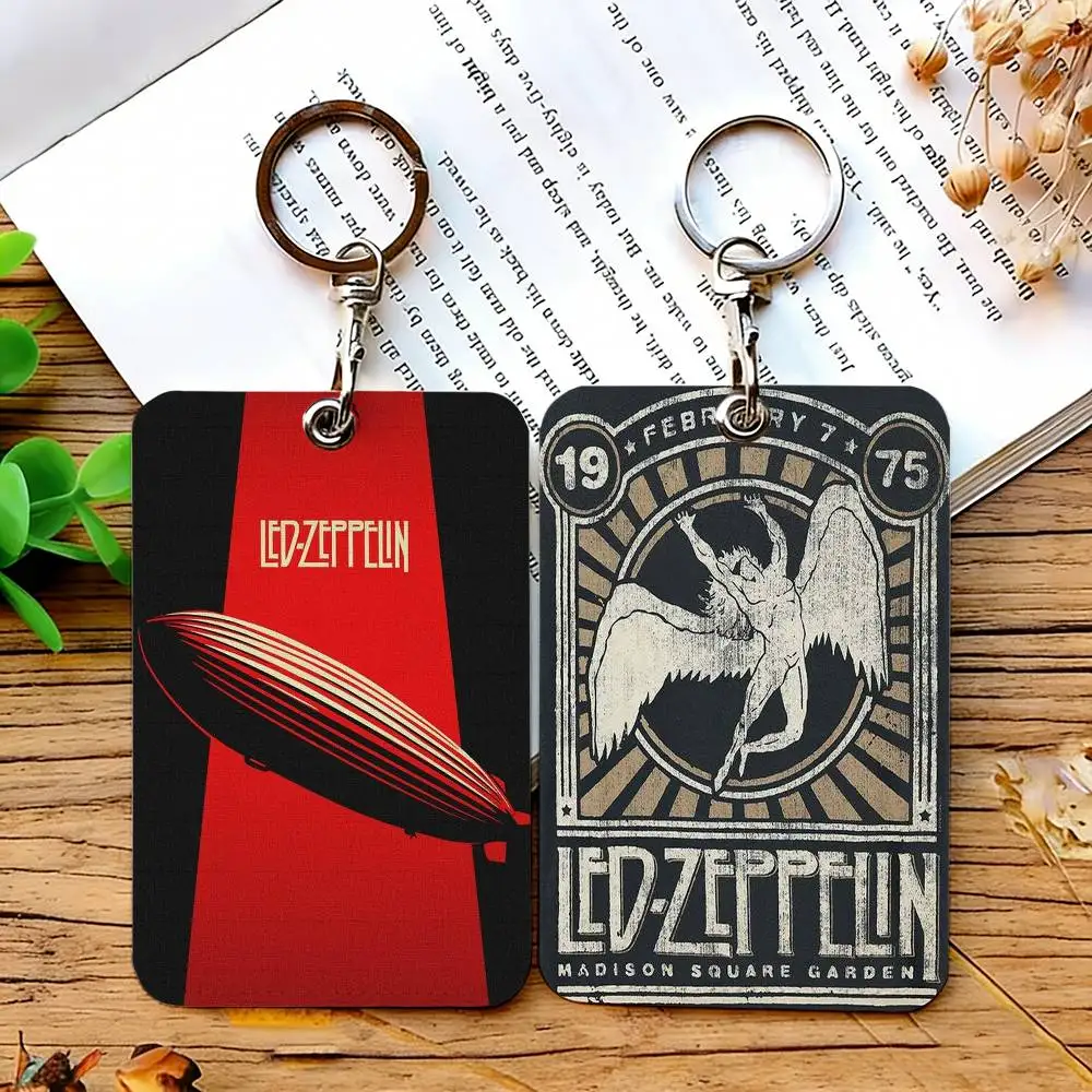Led z-zeppelins banda titular do cartão de crédito & id organizador, carteira bonito, acessório diário, acessório brincalhão