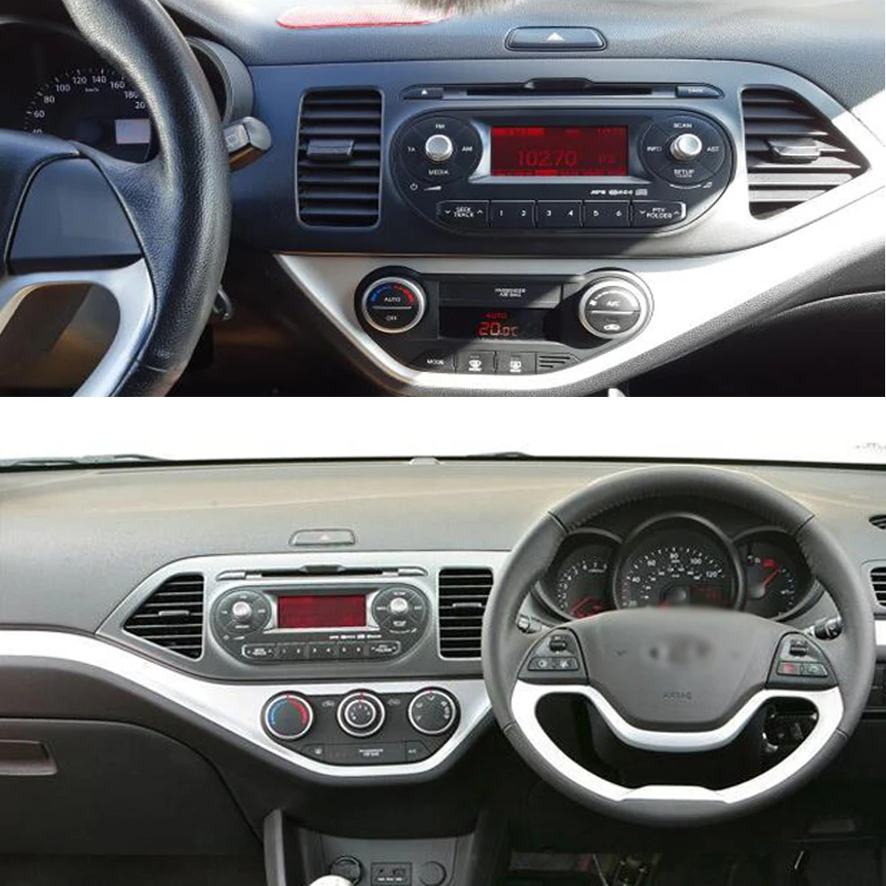SINOSMART 9” For Kia Morning 2 Picanto 2011-2017 Android Auto CarPlay QLED DSP Car Radio GPS Navigation Multimedia Player