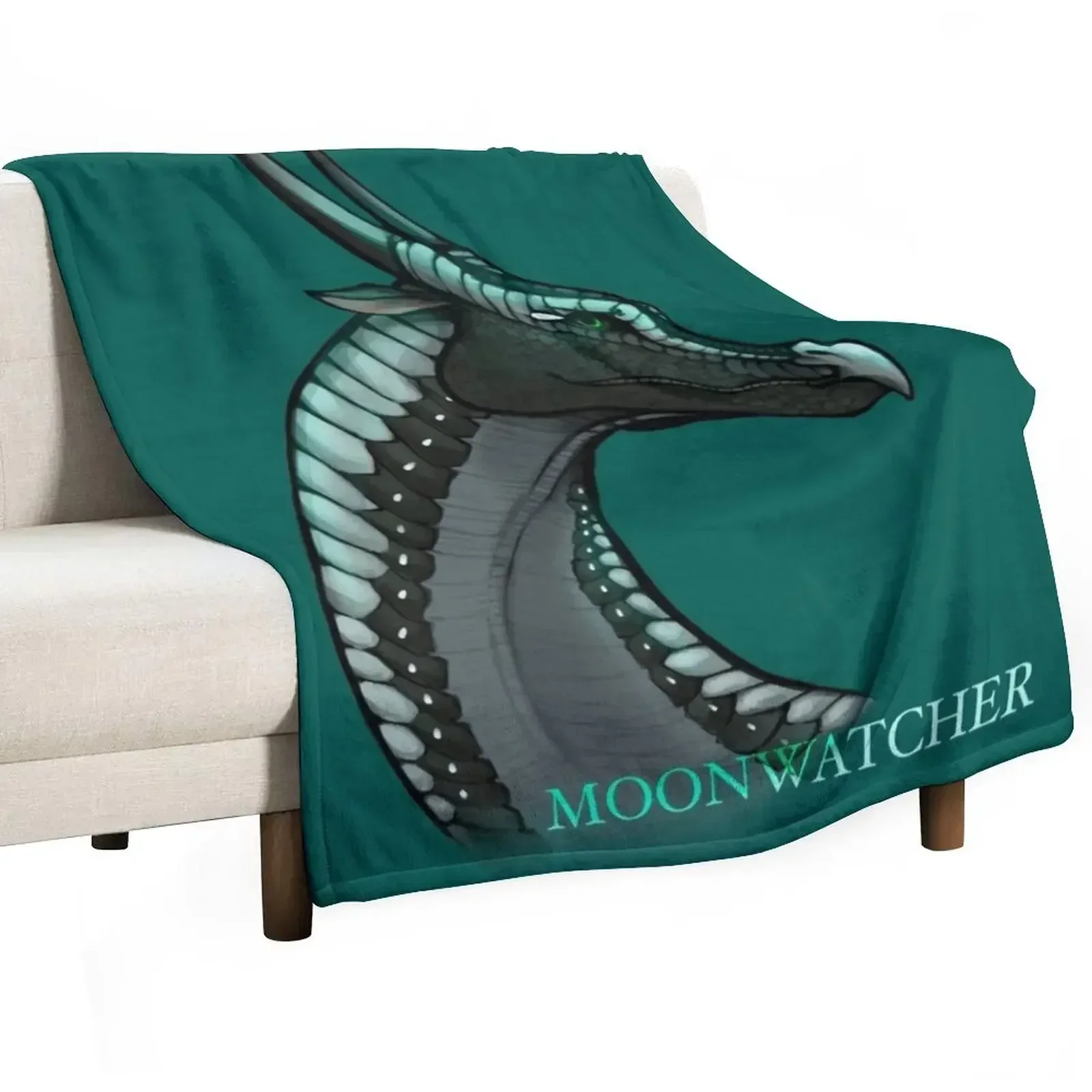 Wings of Fire - Moonwatcher Throw Blanket Luxury Throw warm winter for winter Luxury Designer Beach Heavy Blankets