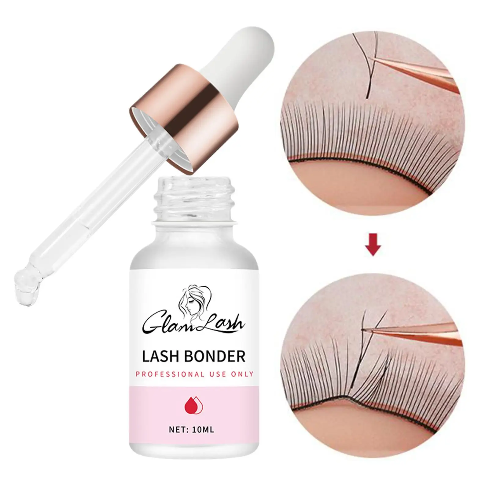 Super colle pour faux-cils, séchage rapide, longue durée, 10ml, L8J3