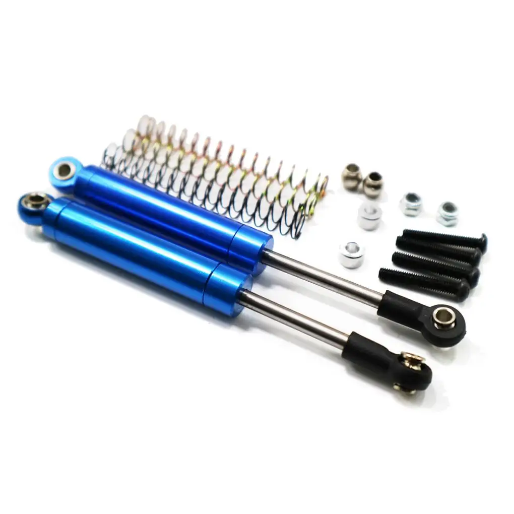 Amortisseur avant et arrière en alliage d'aluminium, résistant à l'usure, pour 1/10 RGT 86100 86100JC FTX5579 RC, pièce de voiture, accessoires de voiture RC noir