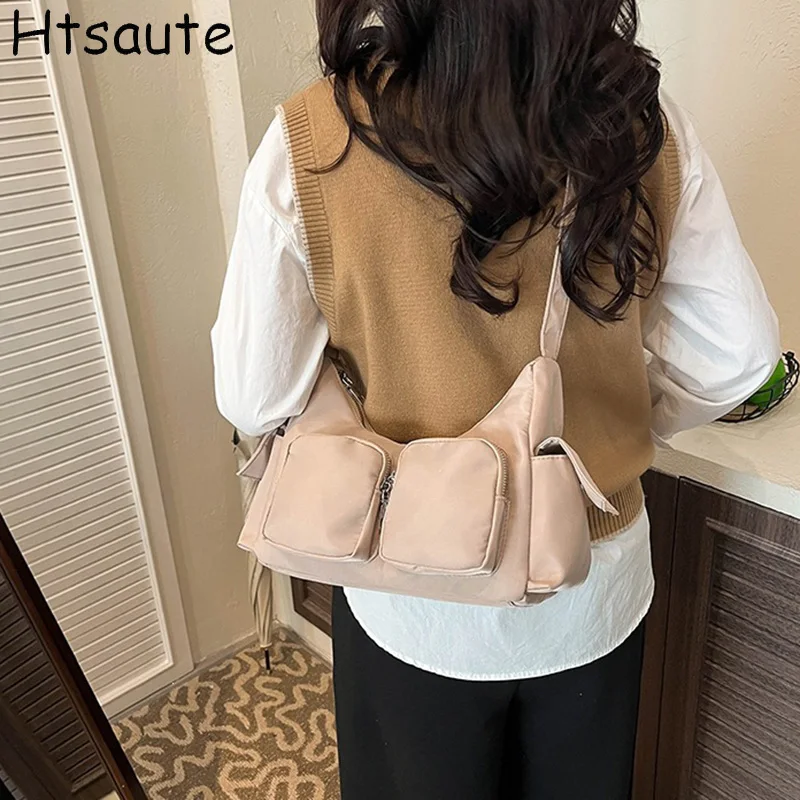 

Summer New Large Capacity Crossbody Bag Casual Canvas Tote Fashionable Single Shoulder Handbag Women Casual Tote Bag Top-handle