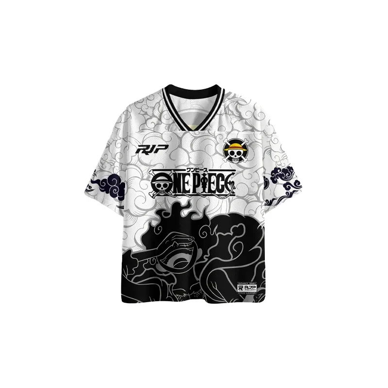 2026 New Summer One Piece Luffy Jersey Daily Leisure Sports T-shirt Suitable for Both Adults and Children