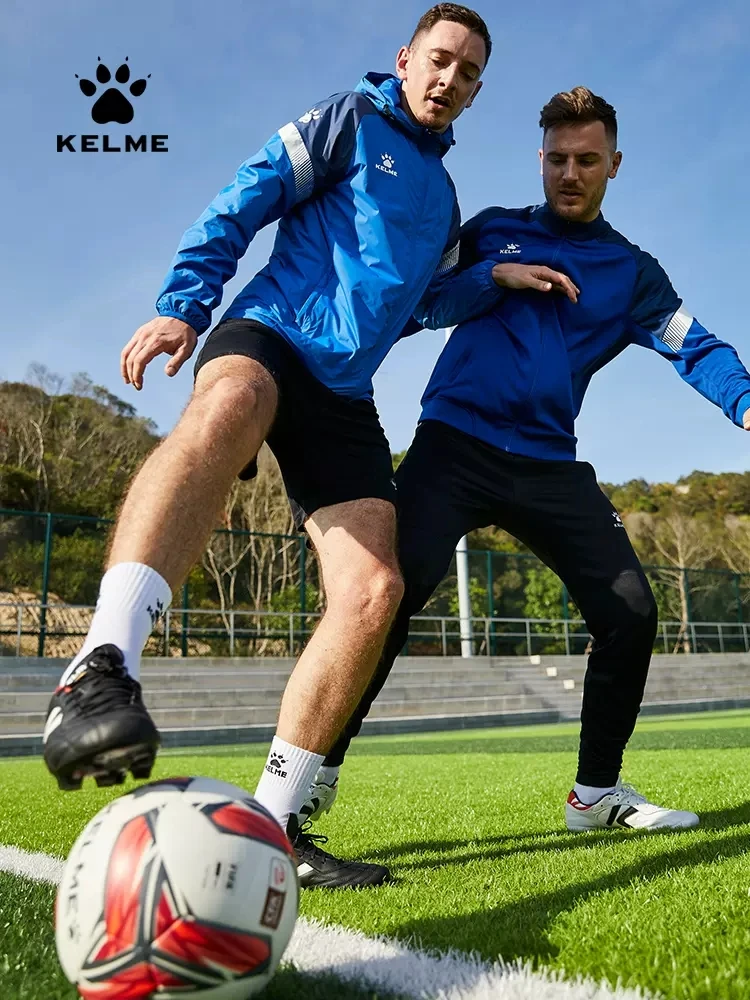 KELME Shorts Running Fitness Training Quick Dry Capris Football Sports Leisure Breathable Mesh Shorts No Pockets 3801265