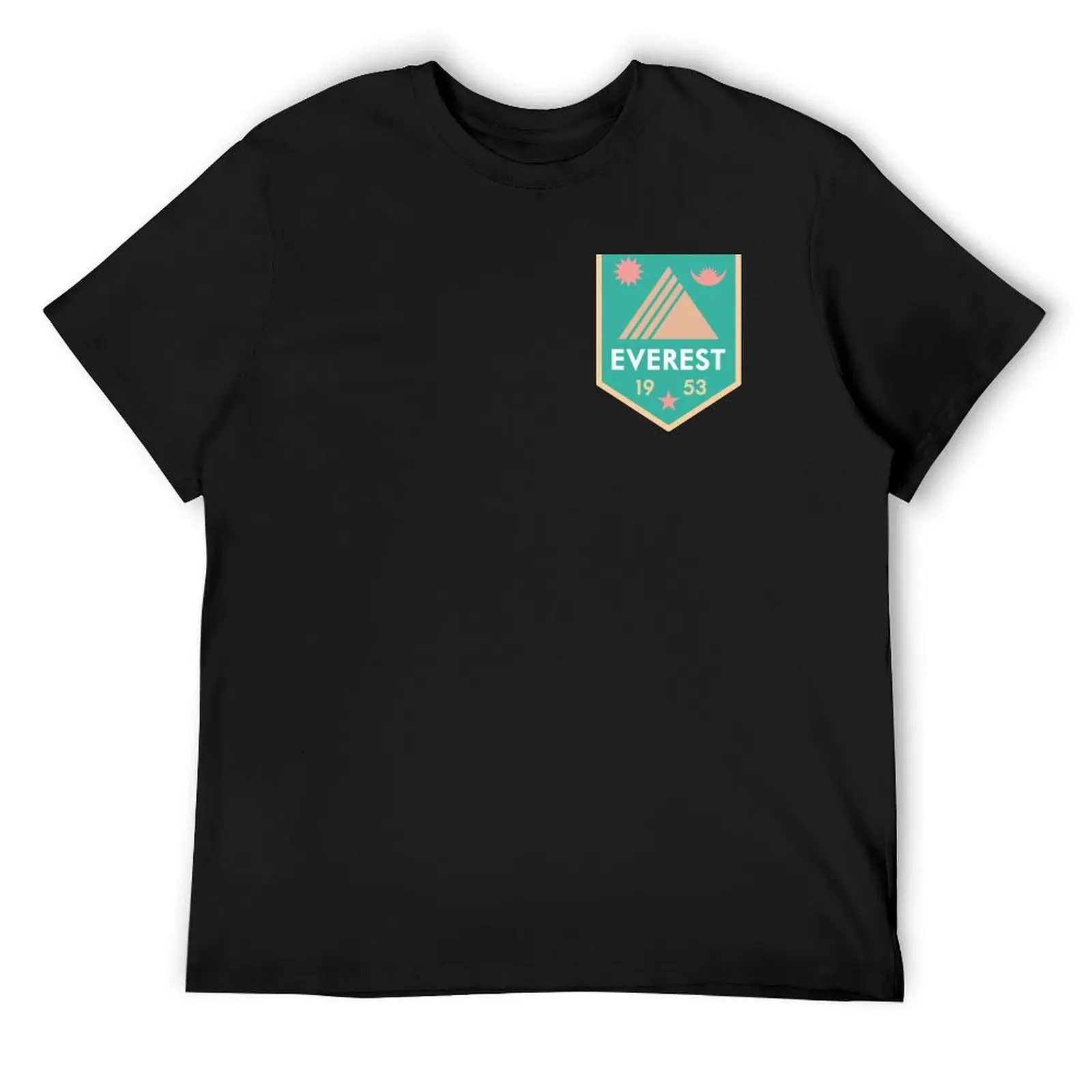 

Mount Everest retro badge T-Shirt valentines clothes anime figures blue archive funny shirt cotton t shirts men