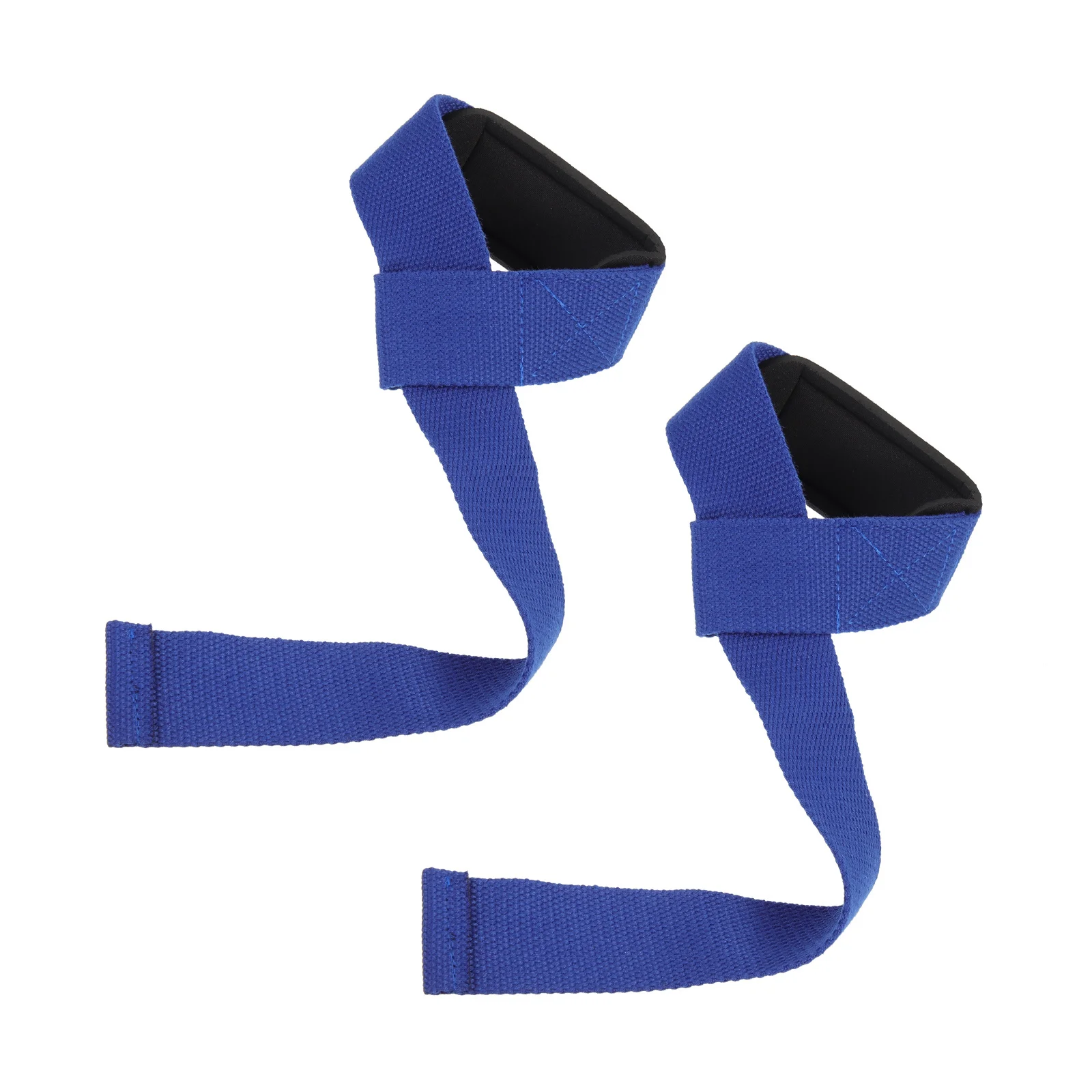 

2pcs Fitness Wrist Strap Foldable Wear-Resistant Lifting Band For Weightlifting Gym Training Portable Supportive Gym Accessory