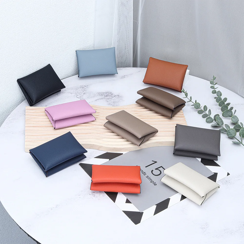 

2025 Новый модный мини-кошелек из спилка, женский складной кошелек для монет, многофункциональный держатель для карт, модный дизайн