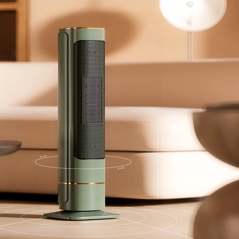 Portable Electric Heater, Energy-Saving Standing Warm Fan for Bathroom or Bedroom, Fast Heating, 70° Wide-Angle Airflow