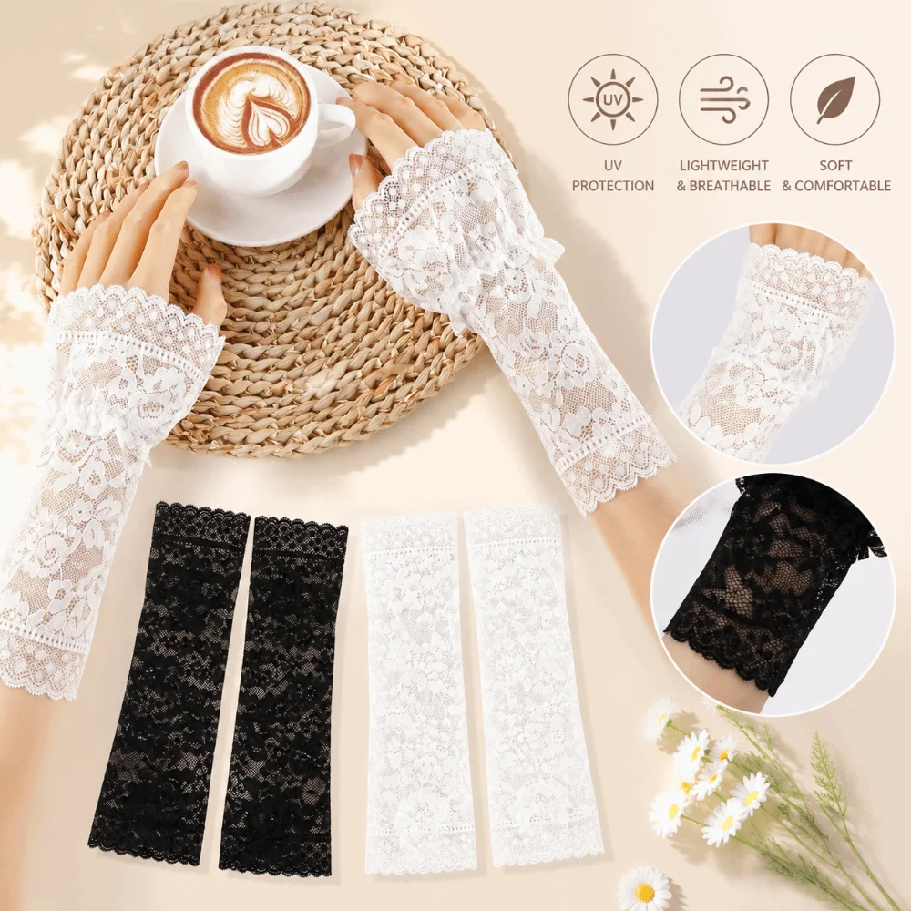 Mangas Falsas de Encaje con Vo - Fingerless Glove Knit reseña y precio