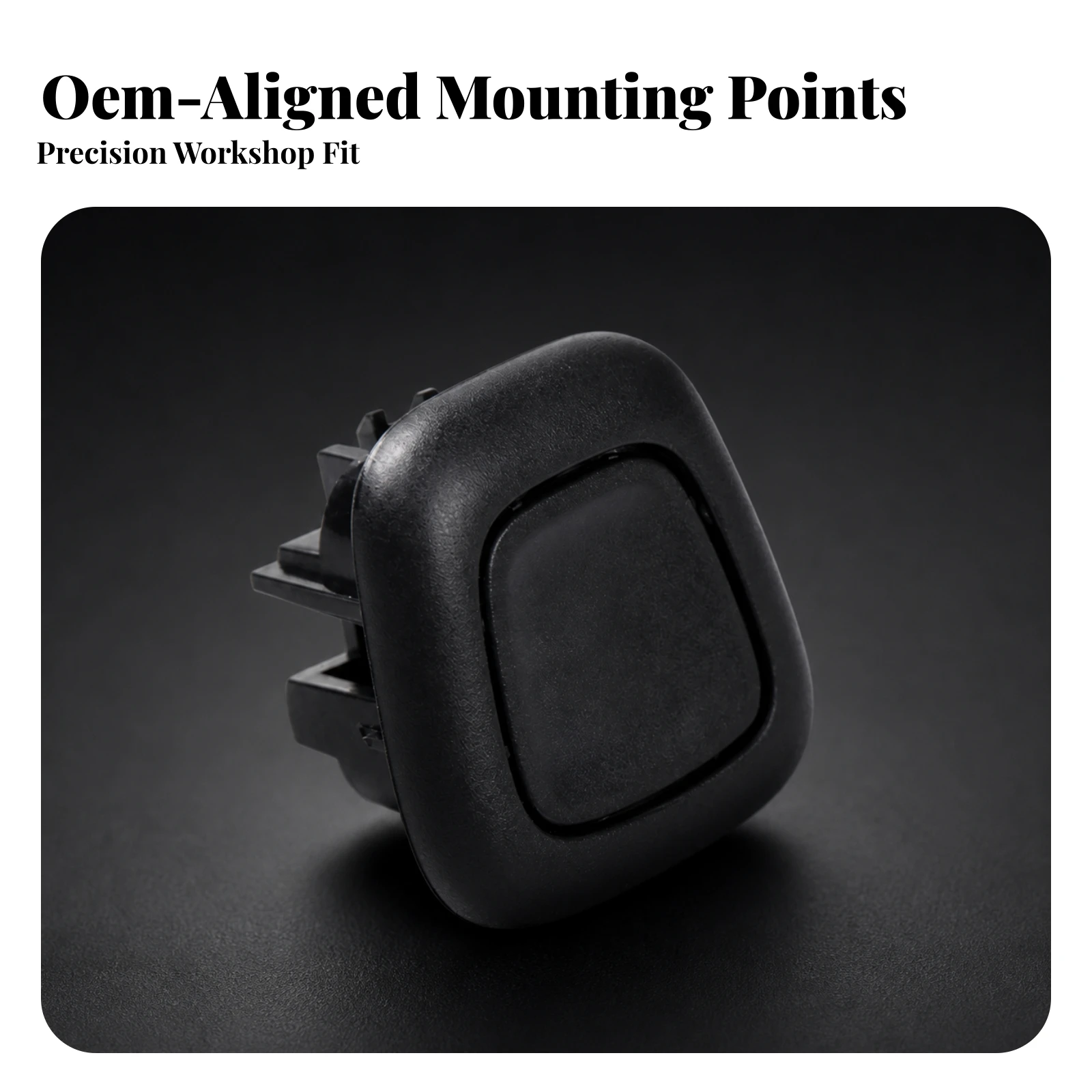 Seat Headrest Adjustment Button Great Fit Seat Headrest Switch Button Car Part No Splicing Hardware Recessed for Mechanics