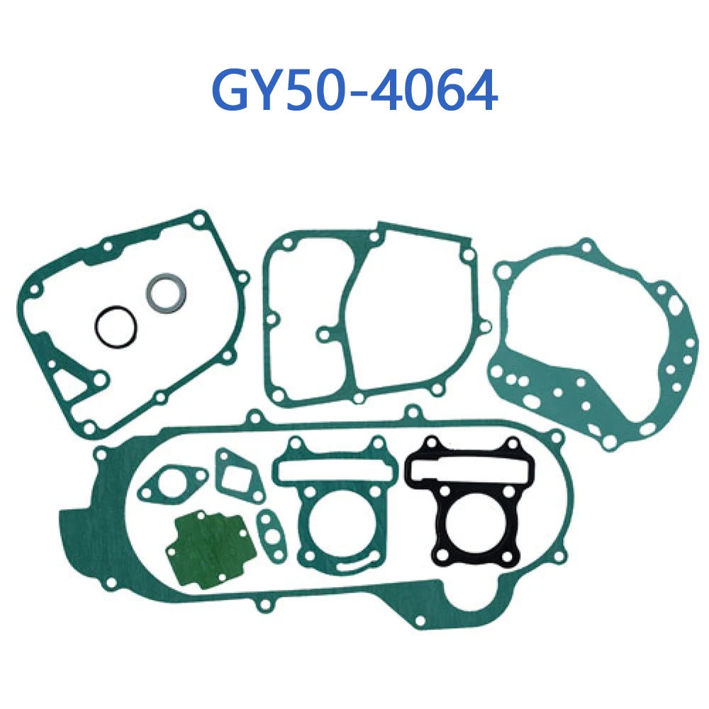 GY50-4064 GY6 50cc Full Set of Gasket 40cm 43cm 46cm For GY6 50cc 4 Stroke Chinese Scooter Moped 1P39QMB Engine