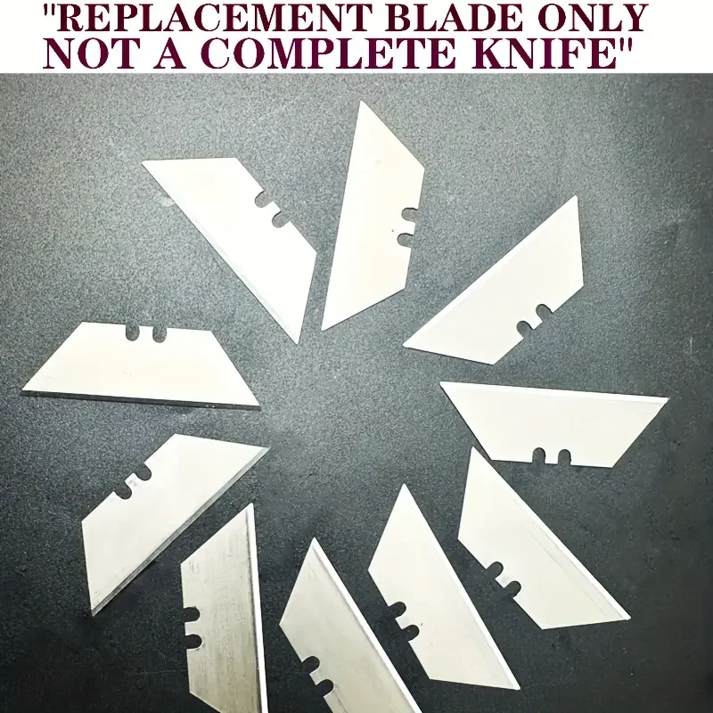 20 قطعة شفرة شبه منحرفة احترافية - شفرة قطع بديلة من الفولاذ المقاوم للصدأ شديدة التحمل، مناسبة لمعظم مقابض الأدوات #5