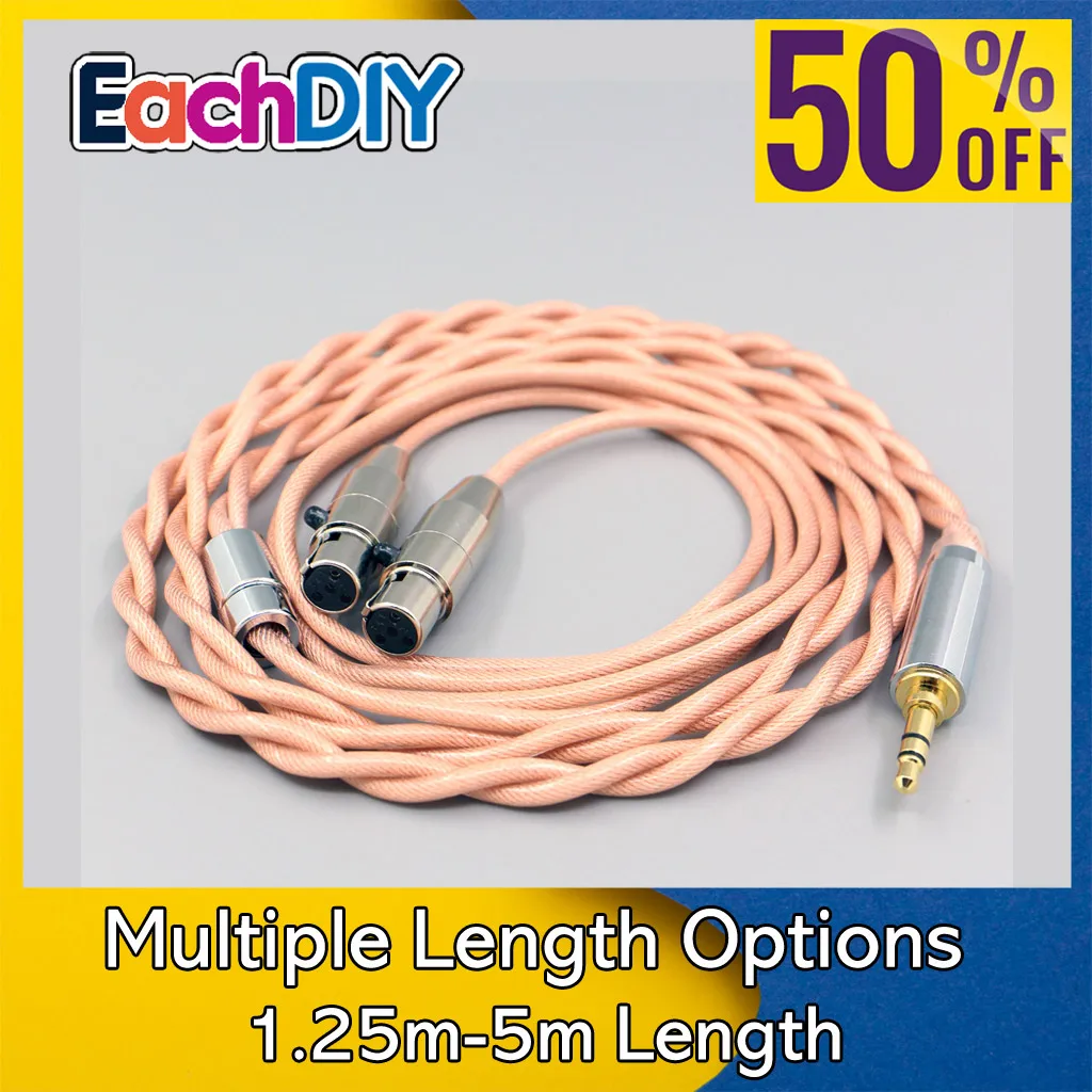 

Type6 756 core Shielding 7n Litz OCC Earphone Cable For Audeze LCD-3 LCD-2 LCD-X LCD-XC LCD-4z LCD-MX4 LCD-GX lcd-24 LN008003