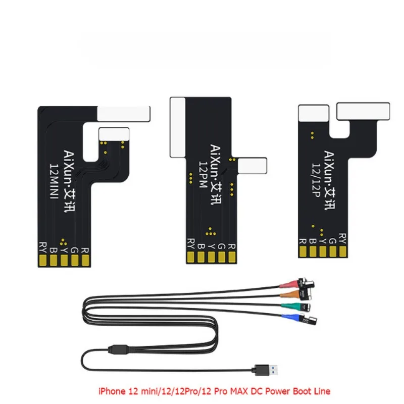 C AIXUN DC Power Boot Test Cable Mobile Phone Power Supply Control Test Line Compatible with 7 to 17 Series All Models Fit P2408