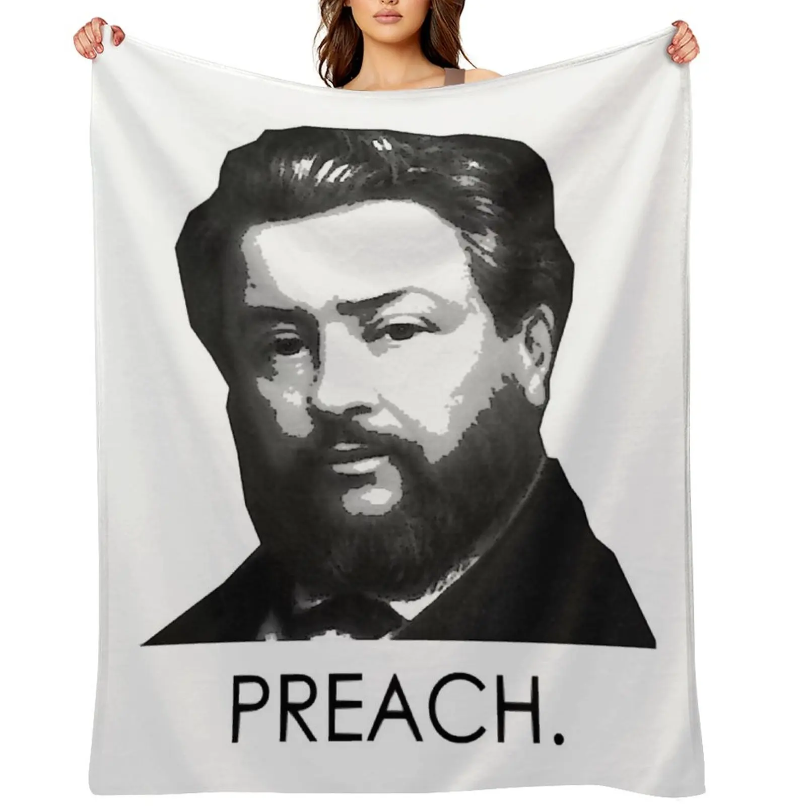 

Charles Spurgeon - Preach. Premium Throw Blanket Travel Stuffeds Blankets For Baby Soft Blankets