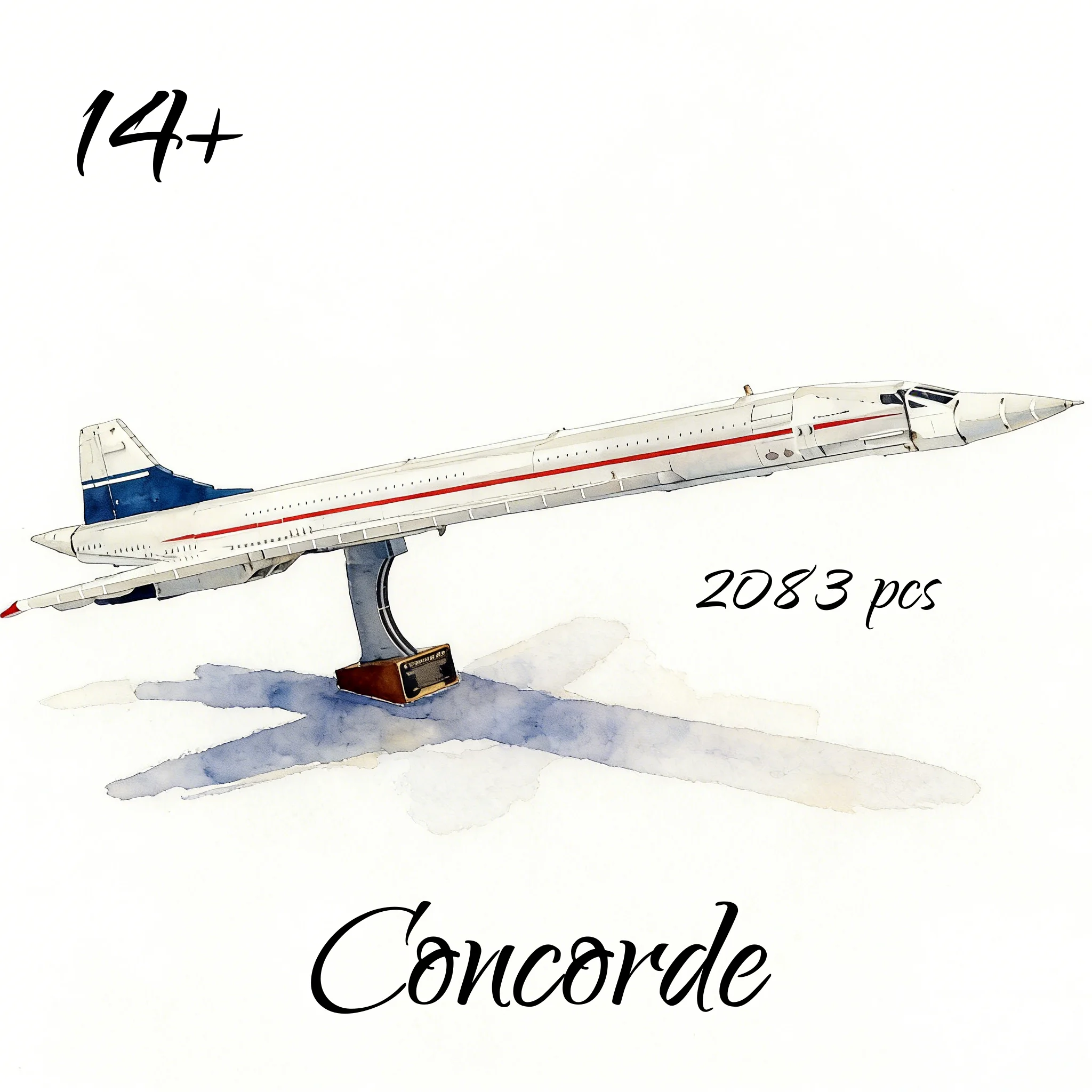 

Конструктор City Concorde: Пассажирский Самолет, Креативное Украшение, Совместим с 10318, 2083 детали, Игрушки и Подарки