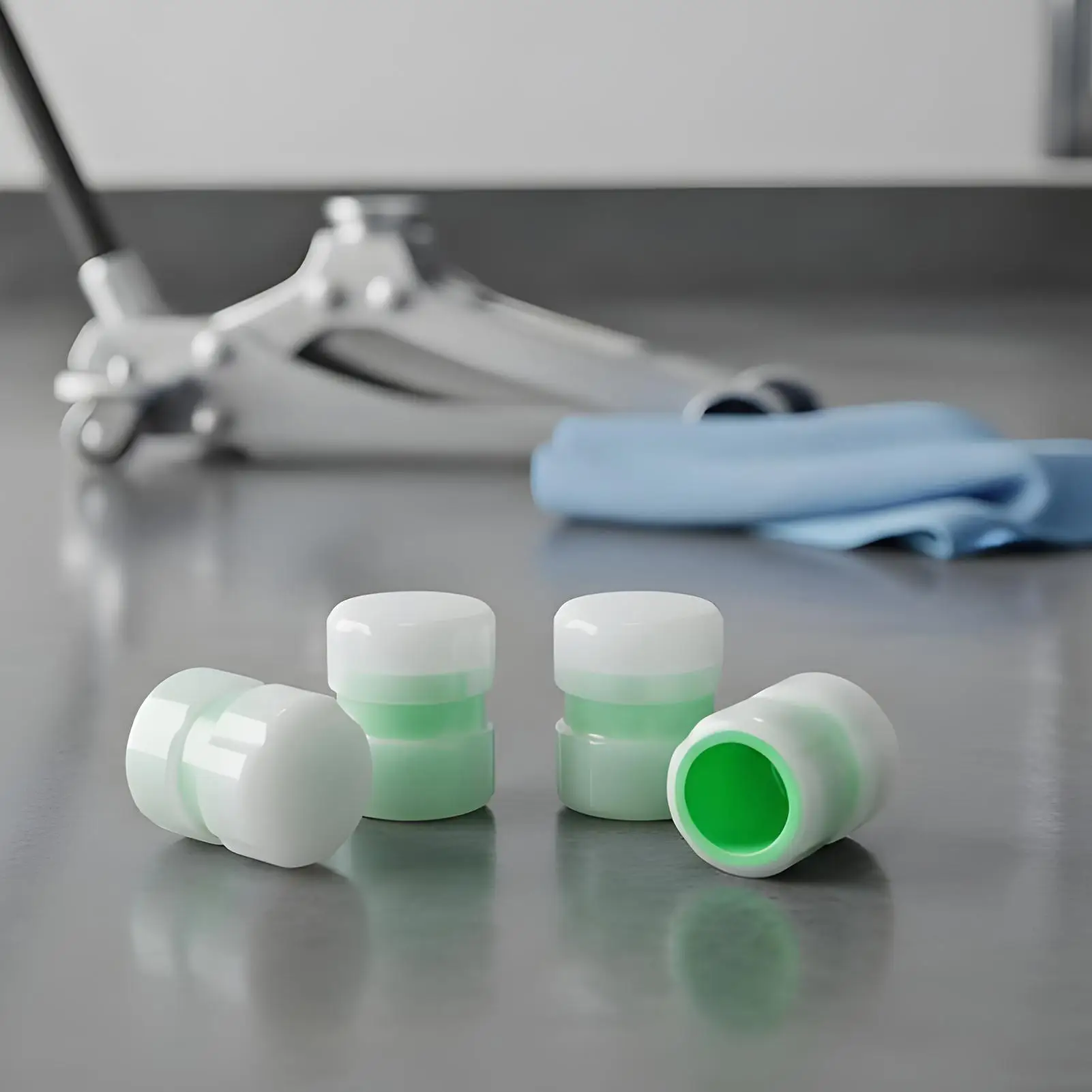 قبعات الإطارات 4 قطع أداة حماية من الأشعة فوق البنفسجية مقاومة للطقس أغطية صمامات جذعية للإطارات للسيارات والمركبات الليلية والرياضة في الهواء الطلق