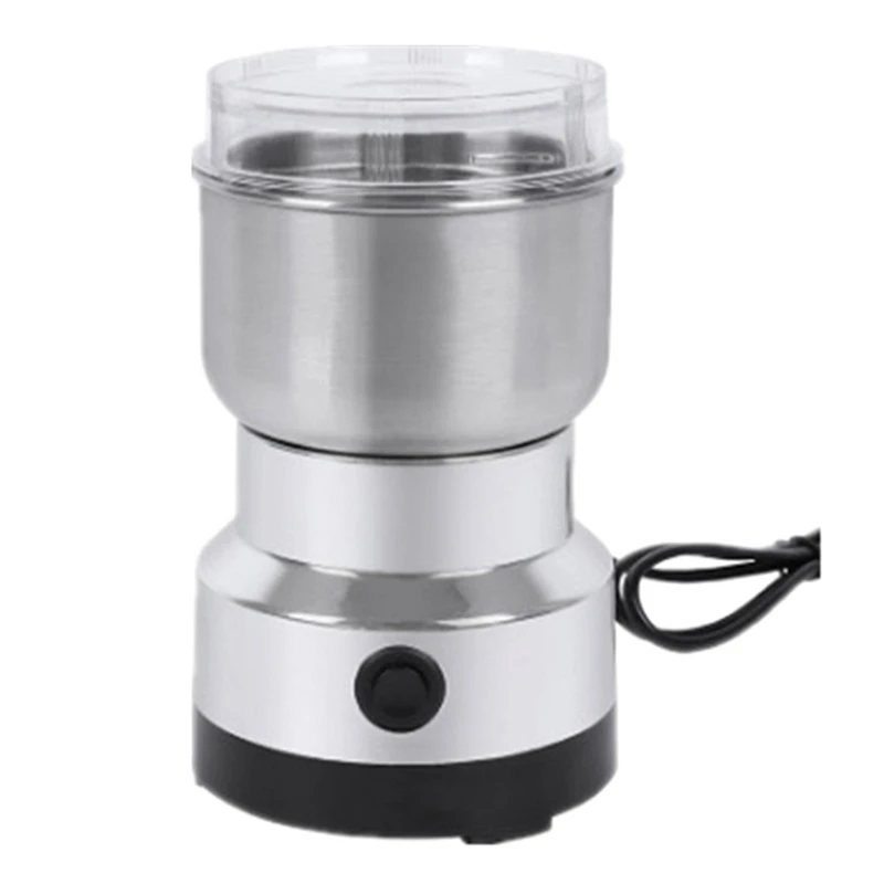 Stainless Steel Spice Grinder Overheat Protection Coffee Grinding Mixer For Coffee Bean EU Plug