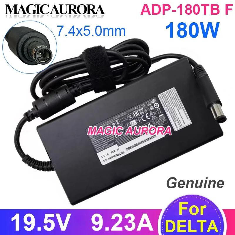 

Genuine DELTA ADP-180TB F Power Adapter 19.5V 9.23A 230W 7.4x5.0mm Power Supply for MIS Laptop Charger New