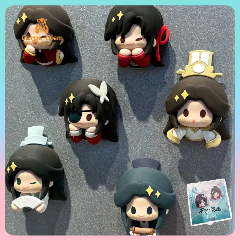 

Официальные небеса, благословение, слепая коробка, прозрачный лотос, наклейка на холодильник, загадочная коробка, модель, коллекция кукол, аниме-фигурки, игрушка в подарок