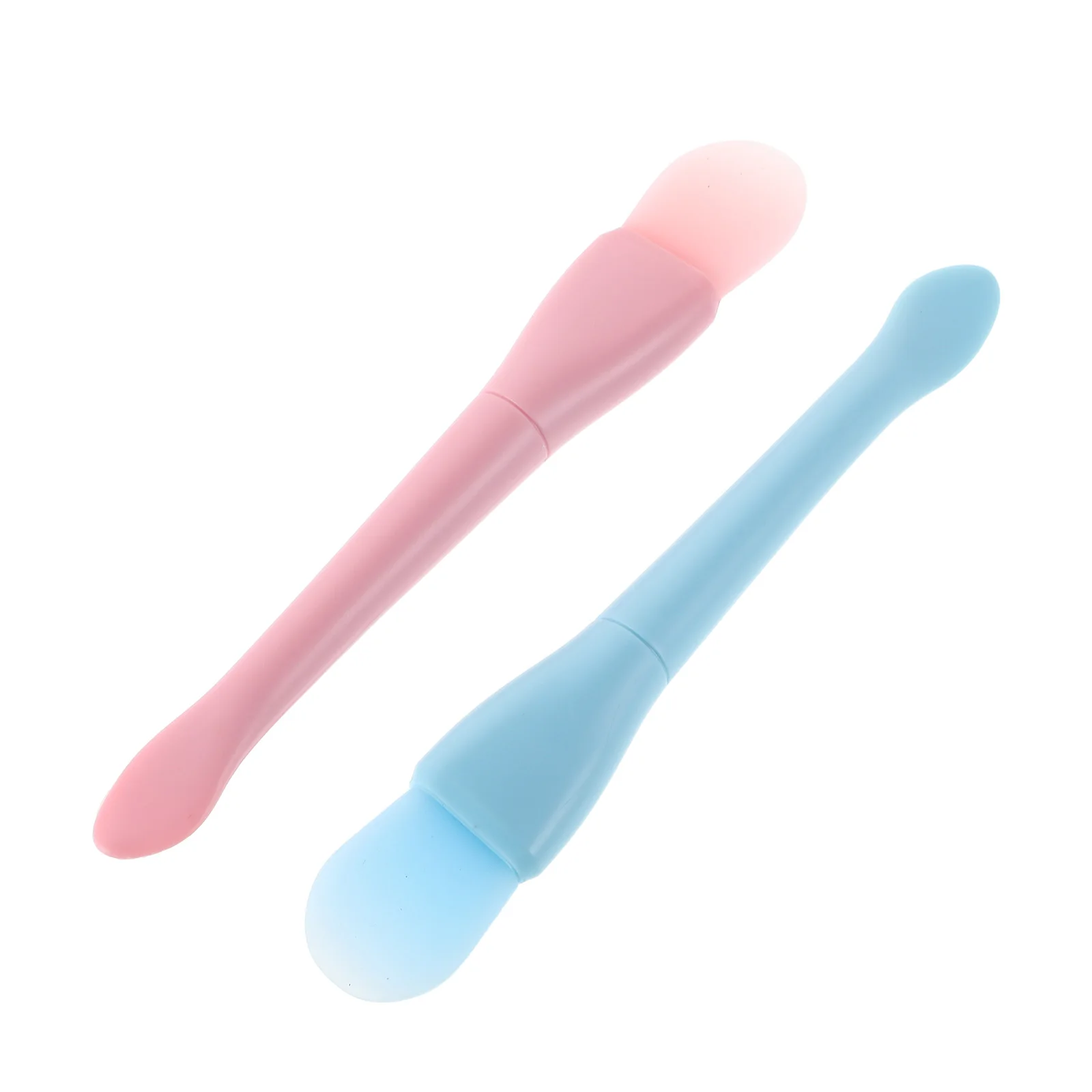 

4pcs Face Double-Ended Spoon Tools Mud Clay Gel Skincare Cream Makeup Foundation Multifunctional Silicone Mask