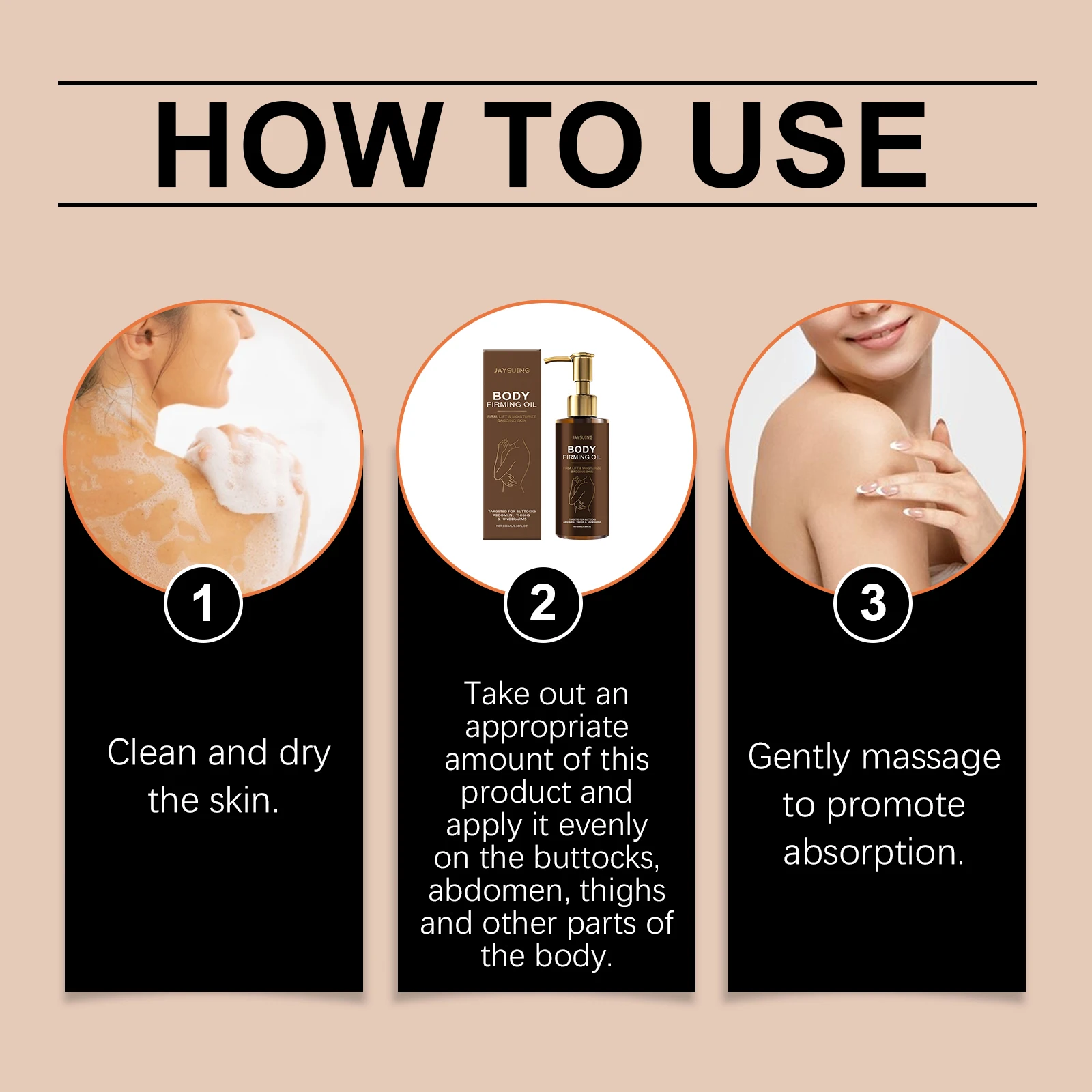 Moisturizing Anti Cellulite  Firming Body Oil Sagging Skin Tightening Anti-Aging for Body Refreshing Hydrate Firming Body Oil - view 5