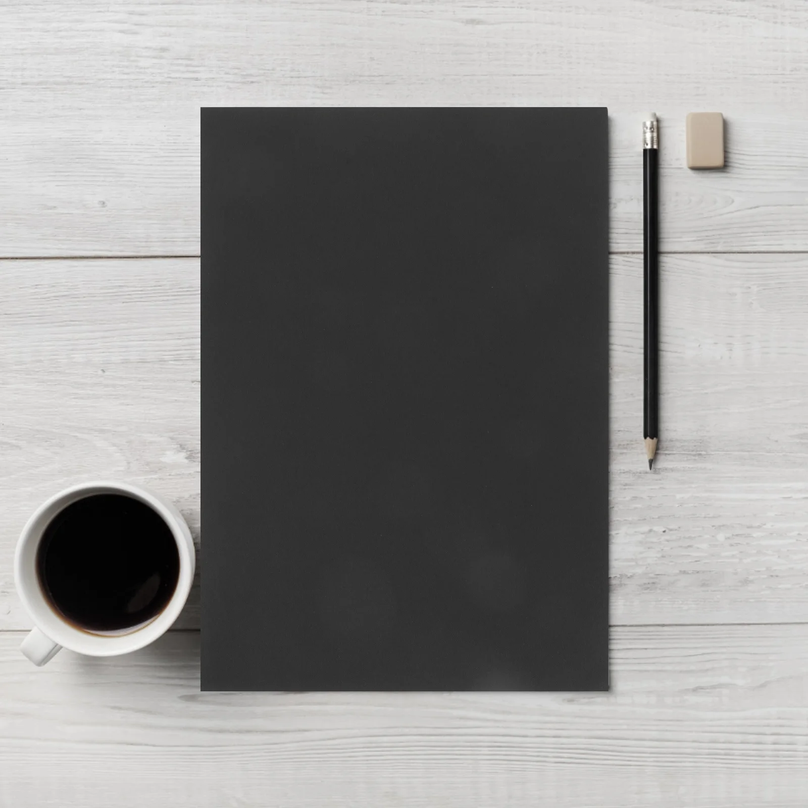 20 قطعة A4 250 جرام ورق البطاقات السوداء للدعوات قوائم الخط سكرابوكينغ Crafts بها بنفسك الحرف القرطاسية البطاقات السوداء