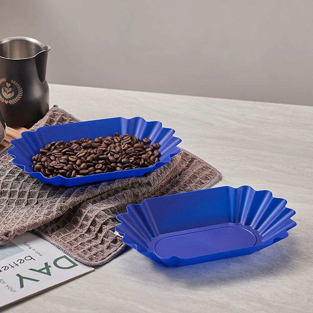1Pc Plastic Coffee Beans Sample Tray Display Dish Coffee Plate Container For Kitchen Coffee Beans Tray Display Coffee Tools