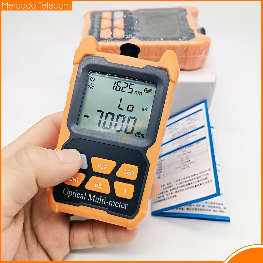 MINI OPM Handheld Mini Fiber Optical Power Meter Fiber Optical Cable Tester -70+6 dBm