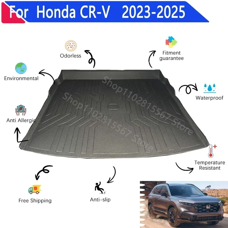 

Car Trunk Mat for Honda CR V Accessories 2023 2024 2025 CRV Breeze Easy Clean Auto Rear Cargo Tray Trunk Pads Car Accessories