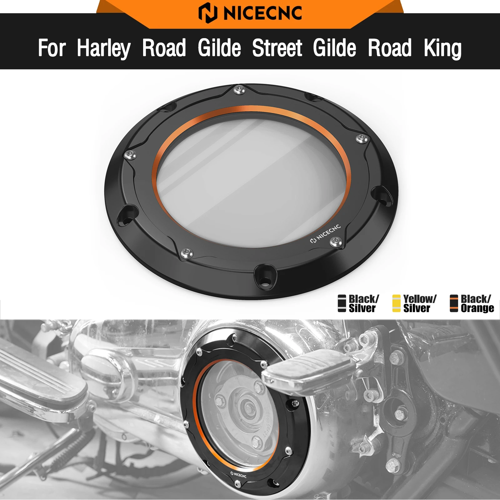 

For Harley Road Glide FLTRX Special FLTRXS 2016-2025 Derby Cover Street Glide FLHX Road King FLHR Ultra Limited Electra Glide