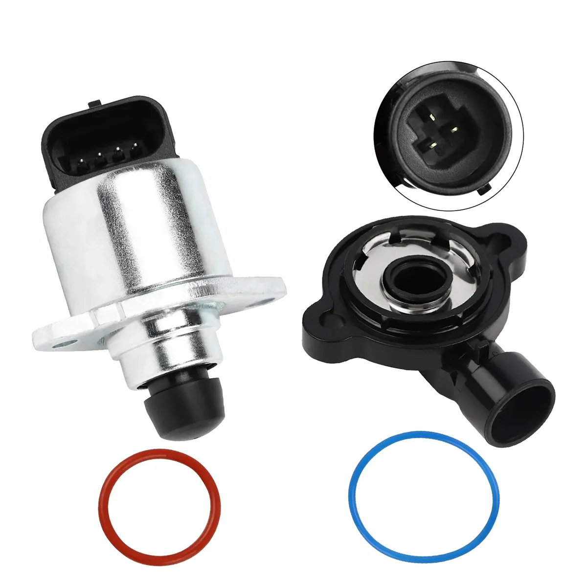 New Throttle Position Sensor and Idle Air Control Valve Set for LS Chevy GM 17123852 17113598