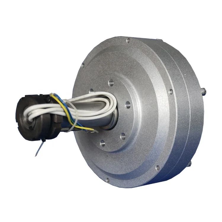 80w 250RPM 12V 24v DC Coreless Vertical Wind Turbine Permanent Magnet PMG Alternator Maglev DIY Outer Rotator Generator