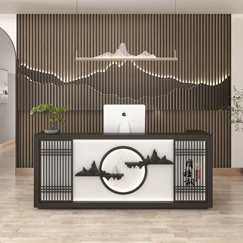 Restaurant Luxury Reception Desk Lectern Check Out Office Counter Reception Desk Modern Podium Empfangstheke Reception Furniture