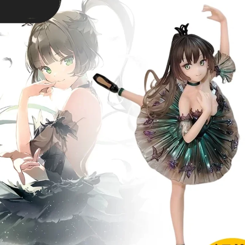 

Новая коллекционная фигурка аниме-девушки «Черный лебедь» в балетном стиле, в темно-зеленом платье, для декора рабочего стола и дома, подарок