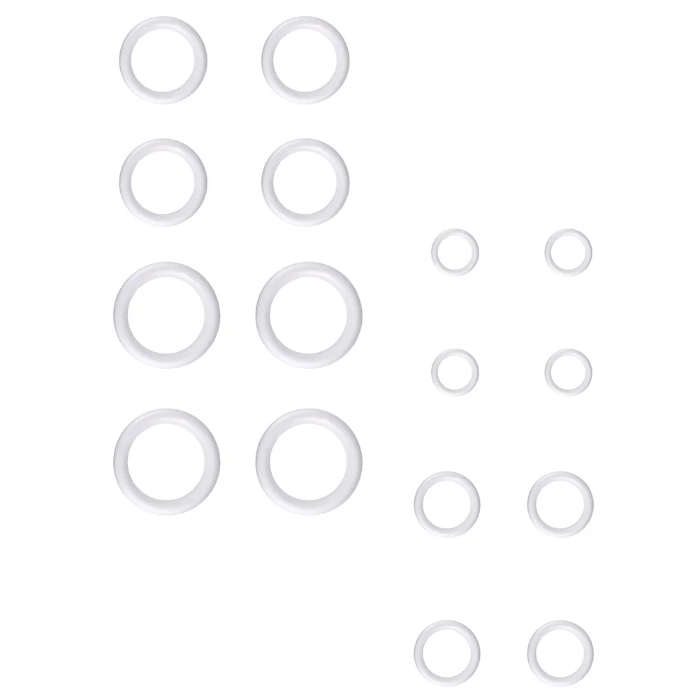 16 قطعة أشكال رغوة الدوائر الحرفية المستديرة Diy بها بنفسك زينة عيد الميلاد الحلي اليدوية المنزل إكليل حفلة حلقة قاعدة الحرفية هوب