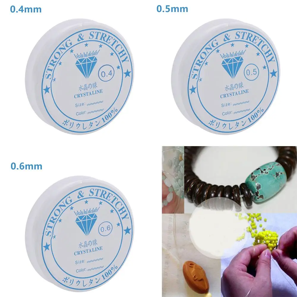 Crafts DIY Jewelry Beading Cord String Thread Elastic Crystal