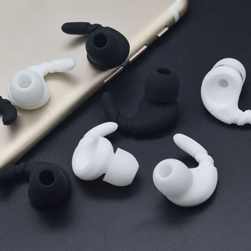 1 Pair Earbuds Cover In-Ear Tips Soft Silicone Skin Ear Hook Earpiece Accessories for JBL Sports Bluetooth-compatible Headset