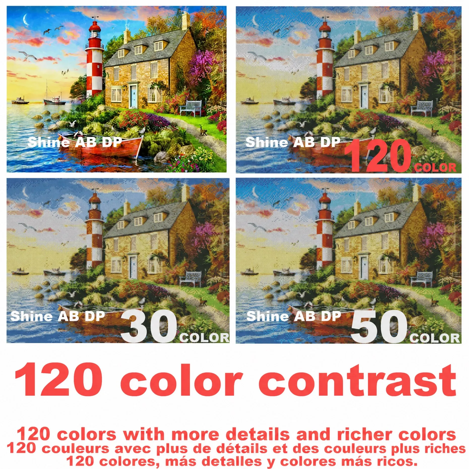 120 Color Resin DIY Diamond Mo - Resin Art Rose ulasan dan harga