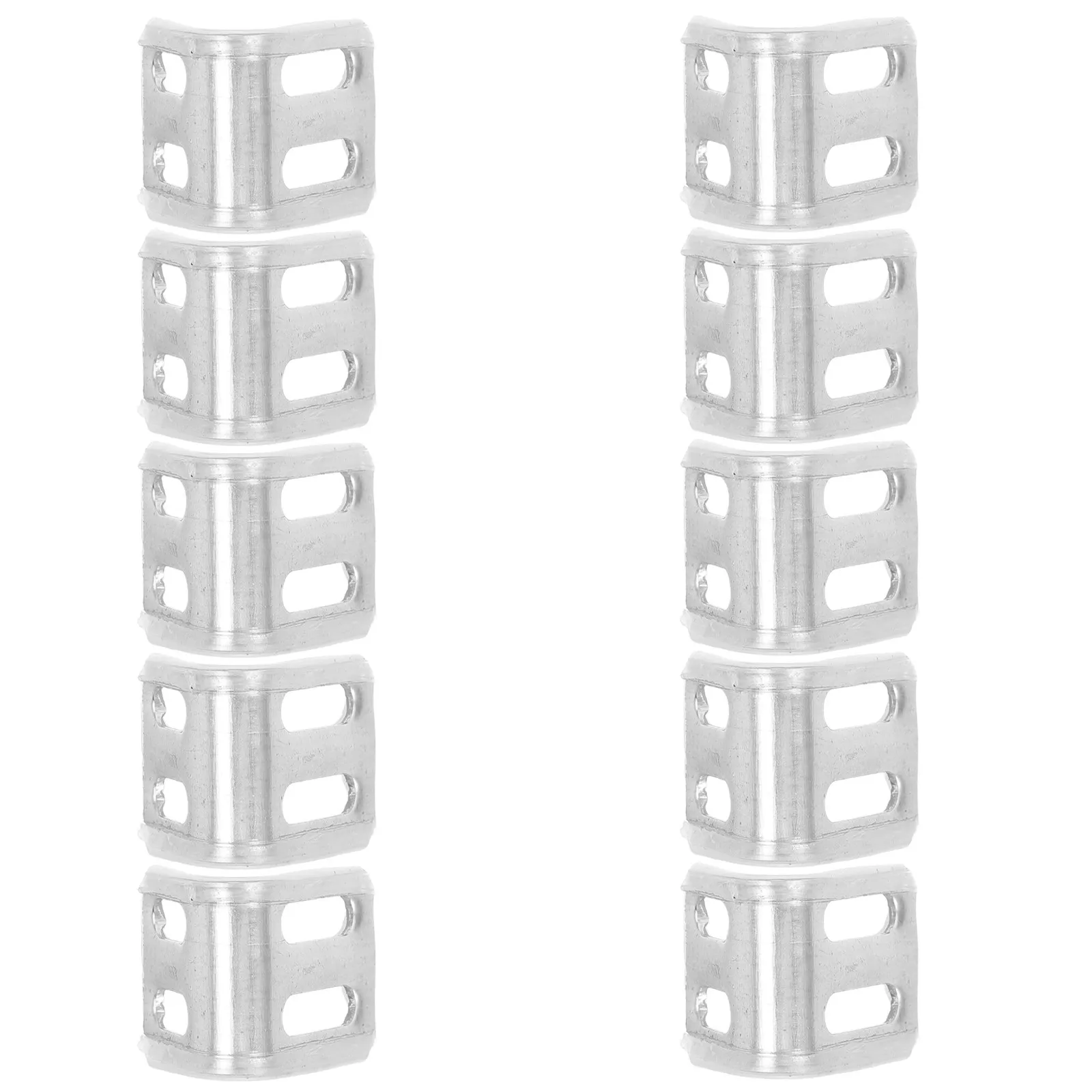 100Pcs Sofa Cover Clips Heavy Duty Four Hole Metal Spring Retainer Furniture Connector Seat Upholstery Fixing Clamps Couch