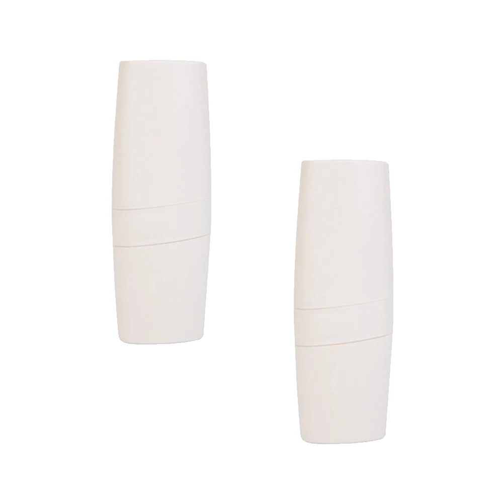 

2 Pcs Toothbrush Box Set Lightweight Portable Travel Holder Case Small Size Storage Organizer Durable Material Prevent